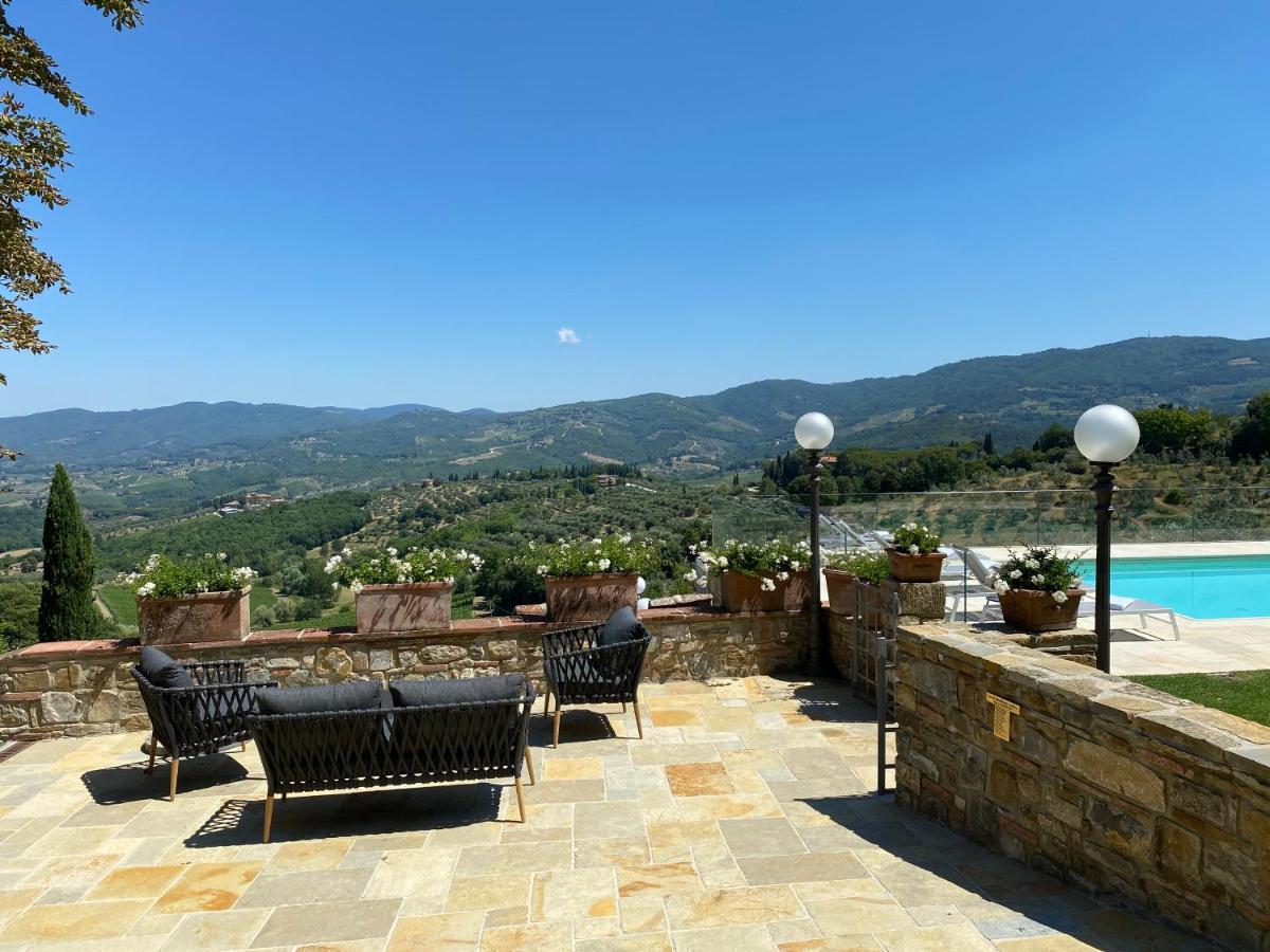 Villa La Petraia Панцано Экстерьер фото