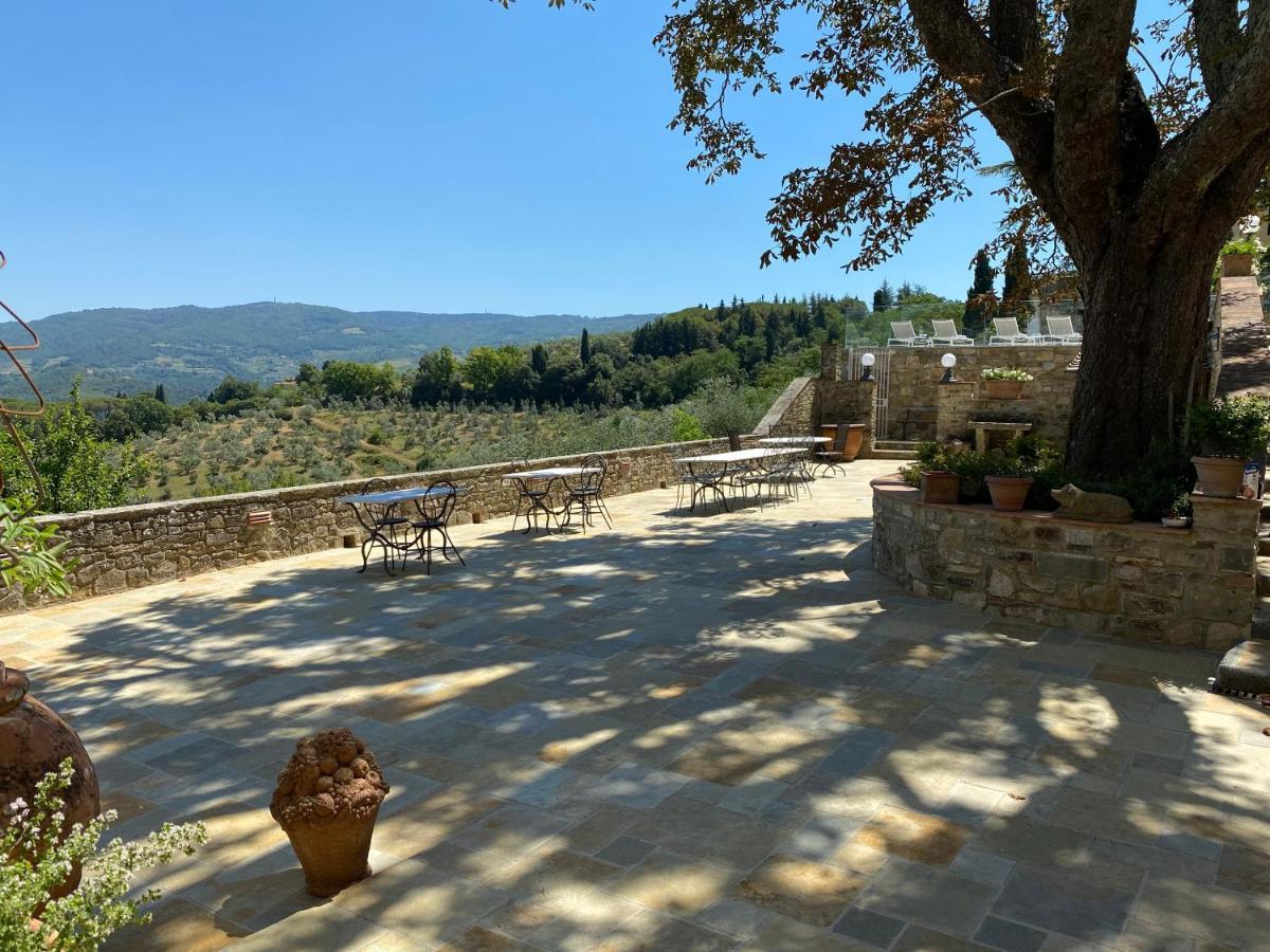 Villa La Petraia Панцано Экстерьер фото