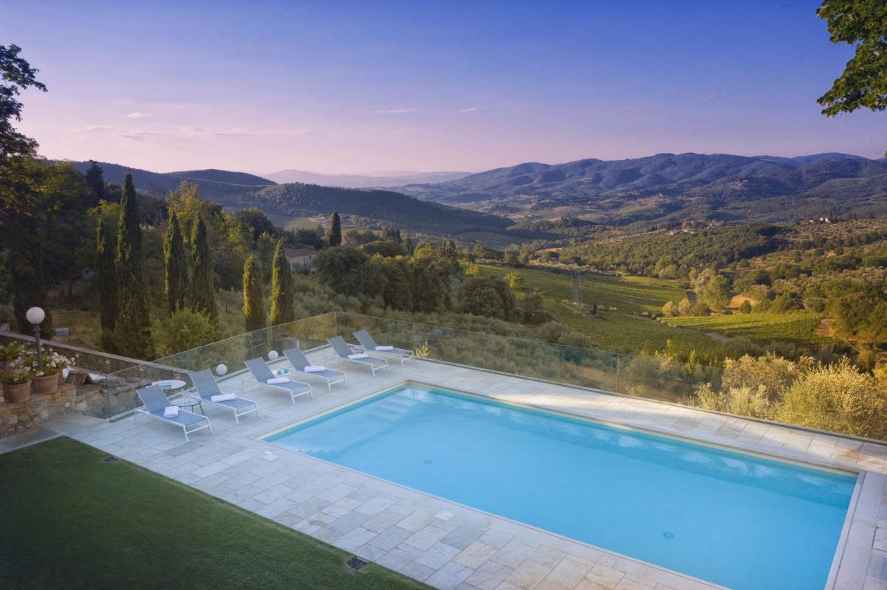 Villa La Petraia Панцано Экстерьер фото