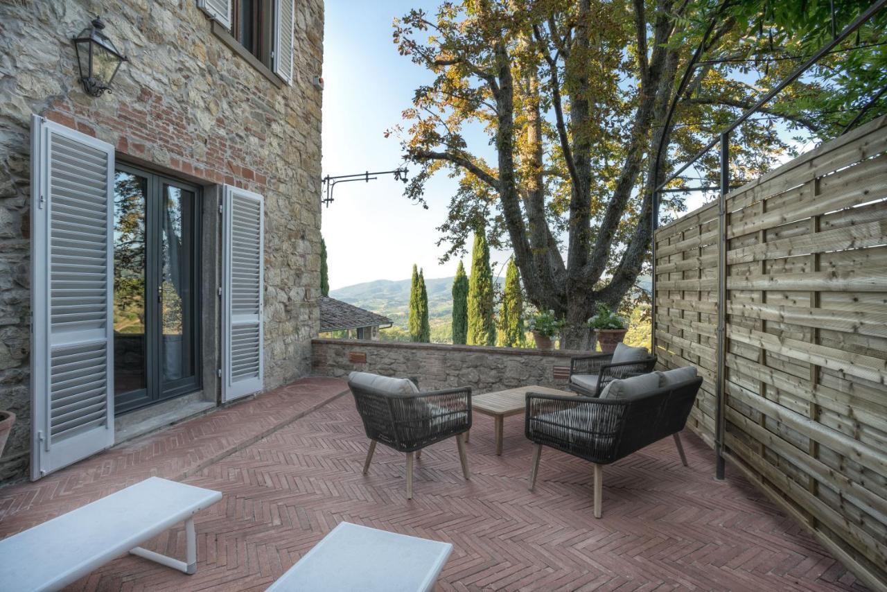 Villa La Petraia Панцано Экстерьер фото