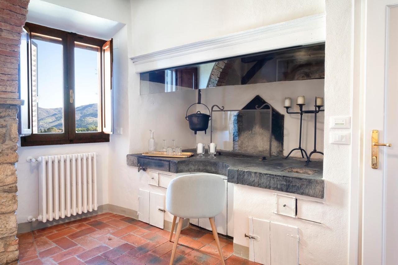 Villa La Petraia Панцано Экстерьер фото